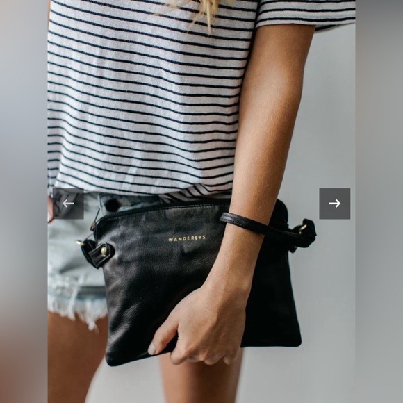 Wanderers Elegant Black Crossbody Bag - Picture 1 of 10